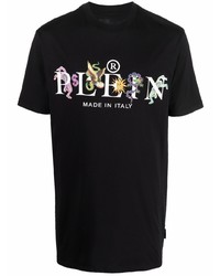 Philipp Plein Tattoo Logo Print T Shirt