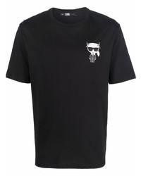 Karl Lagerfeld Taurus Logo Print T Shirt