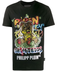 Philipp Plein Teddy Bear Embellished T Shirt