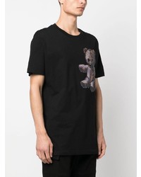 Philipp Plein Teddy Bear Print Cotton T Shirt