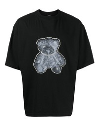 We11done Teddy Bear Print Cotton T Shirt