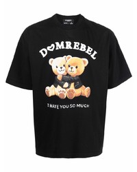 DOMREBEL Teddy Bear Print Short Sleeved T Shirt