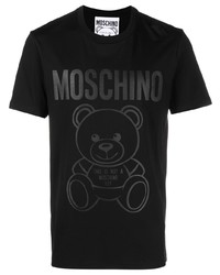Moschino Teddy Logo Print Cotton T Shirt