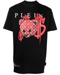 Philipp Plein Teddy Print Cotton T Shirt