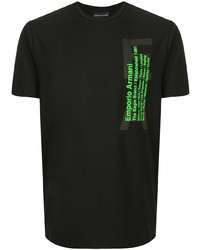 Emporio Armani Text Logo Print T Shirt