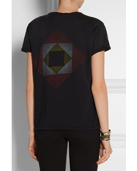 Current/Elliott The Sophomore Printed Cotton Jersey T Shirt