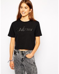 This Is Welcome Classic Logo Waist Grazer Tee