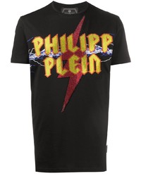 Philipp Plein Thunderbolt Logo T Shirt