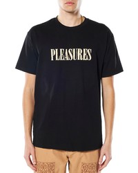 Pleasures Tickle Logo Graphic Tee In Black At Nordstrom