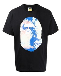 A Bathing Ape Tie Dye Print T Shirt