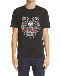 Kenzo Tiger Logo Cotton Graphic Tee