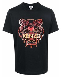 Kenzo Tiger Logo Print T Shirt