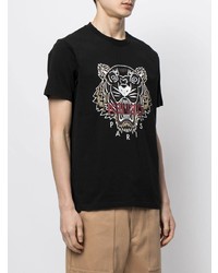 Kenzo Tiger Print Cotton T Shirt