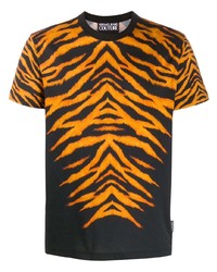 VERSACE JEANS COUTURE Tiger Print T Shirt