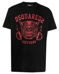 DSQUARED2 Tiger Print T Shirt