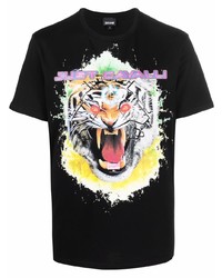 Just Cavalli Tiger Print T Shirt