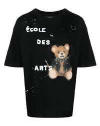 DOMREBEL Todd Paint Splatter Cotton T Shirt