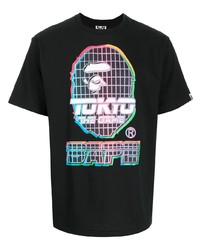 A Bathing Ape Tokyo Logo Print T Shirt