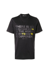 Y-3 Tonal Slogan T Shirt