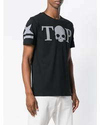 Hydrogen Top Skull Logo T Shirt
