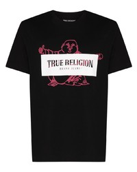 True Religion True Buddha Box Arch Logo Ss Tee Blk