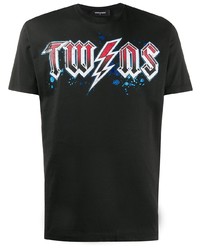 DSQUARED2 Twins World Tour Print T Shirt