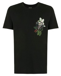 OSKLEN Used Flower Print Cotton T Shirt