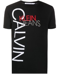 Calvin Klein Jeans Vertical Printed Logo T Shirt