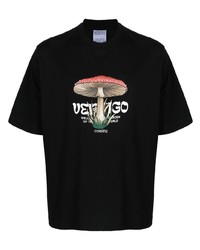 Marcelo Burlon County of Milan Vertigo Mushroom Print T Shirt