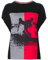 Victoria Beckham Surfer Print T Shirt