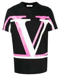 Valentino Vlogo Shadow Print T Shirt