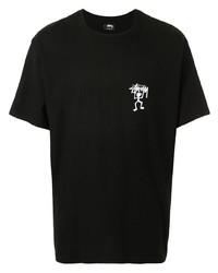 Stussy Warrior Man Print T Shirt