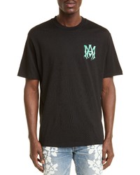 Amiri Watercolor Ma Logo Graphic Tee In Black At Nordstrom
