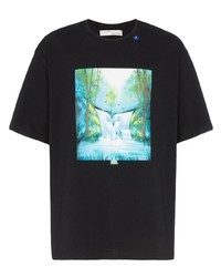 Off-White Waterfall Printed T Shirt