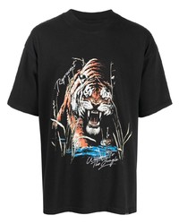 Represent Welcome To The Jungle Print Cotton T Shirt