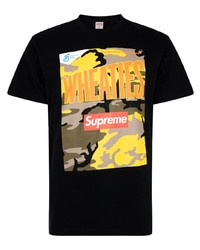 Supreme Wheaties Box Logo T Shirt