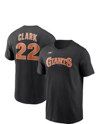 Nike Will Clark Black San Francisco Giants Cooperstown Collection Name Number T Shirt At Nordstrom
