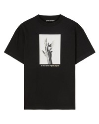 Palm Angels Wings Graphic Print Cotton T Shirt