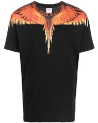 Marcelo Burlon County of Milan Wings Print Cotton T Shirt