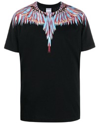 Marcelo Burlon County of Milan Wings Print Crew Neck T Shirt