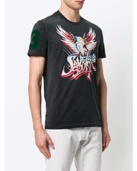 Givenchy Wings Print Short Sleeve T Shirt