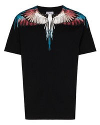 Marcelo Burlon County of Milan Wings Print Short Sleeve T Shirt