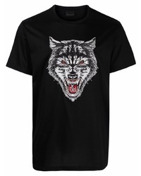 Billionaire Wolf Print T Shirt