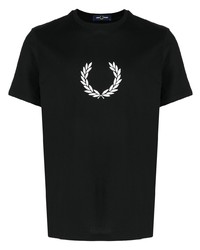 Fred Perry Wreath Logo Print T Shirt