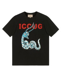 Gucci X Freya Hartas Iccug Print T Shirt