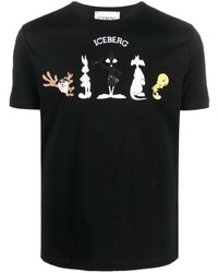 Iceberg X Looney Tunes Cartoon Print T Shirt