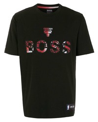 BOSS X Nba Logo Print T Shirt