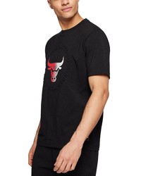 BOSS X Nba Tbasket 3 Emed Graphic Tee In Black Chicago Bulls At Nordstrom