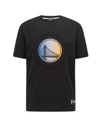 BOSS X Nba Tbasket 3 Emed Graphic Tee In Black Golden State Warriors At Nordstrom