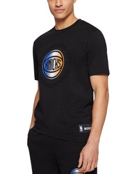 BOSS X Nba Tbasket 3 Emed Graphic Tee In Black Ny Knicks At Nordstrom